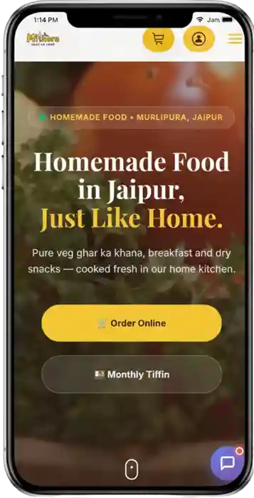 Mithora Kitchen home screen