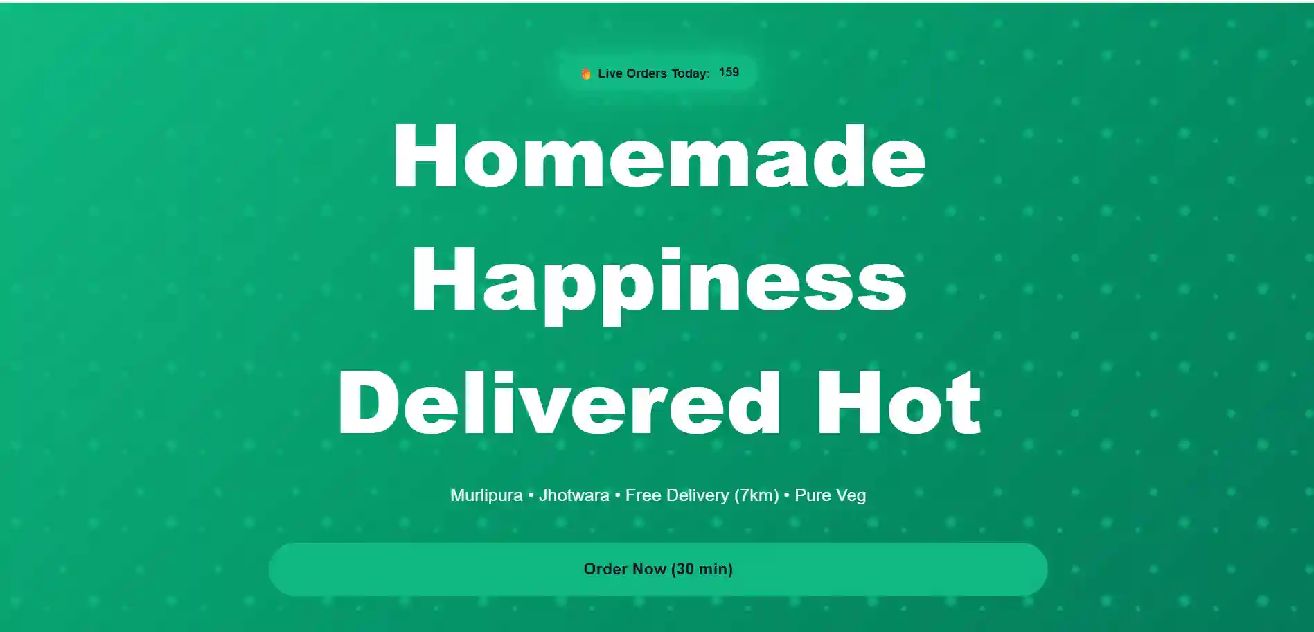 Cloud Kitchen Website Design Jaipur